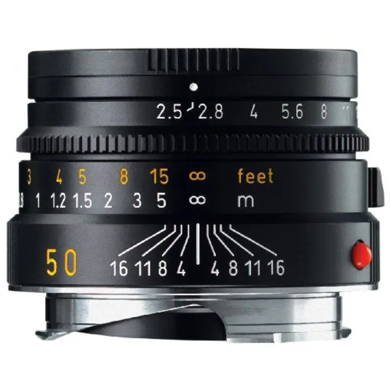 Leica Summarit-M 50mm / f2.5 Manual Focus (6 Bit Coded) for M System Black