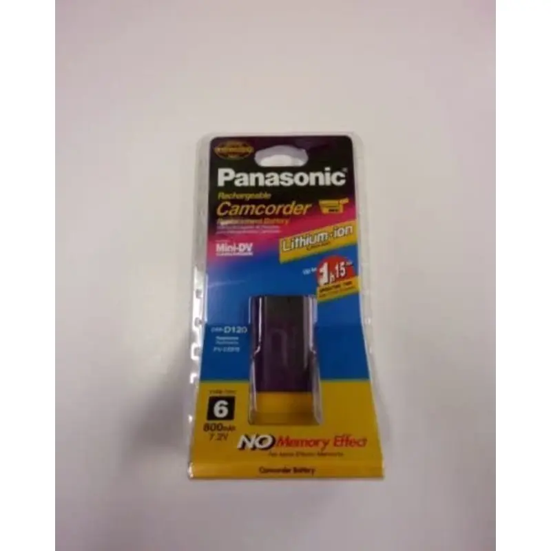 Panasonic CGR-D120 Camcorder battery Li-Ion 800 mAh, 7.2V