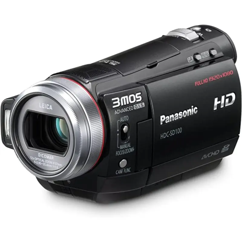 Panasonic HDC-SD100 Flash Memory High Definition Camcorder with 12x Optical Zoom