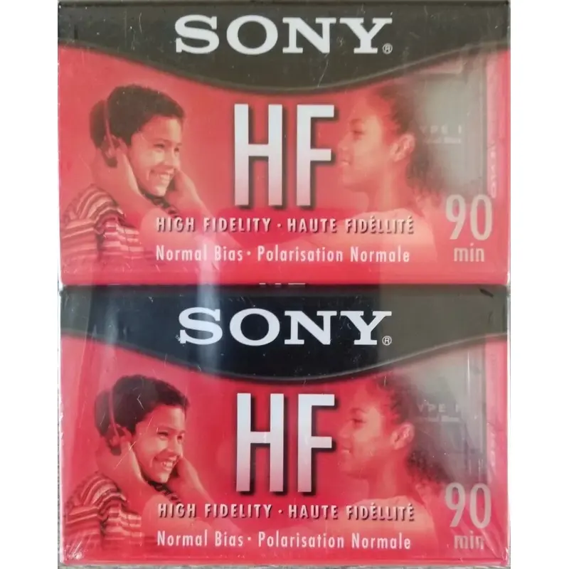 Sony C-90HFL High Fidelity Normal Bias 90 Minute Audio Cassette 2-Pack