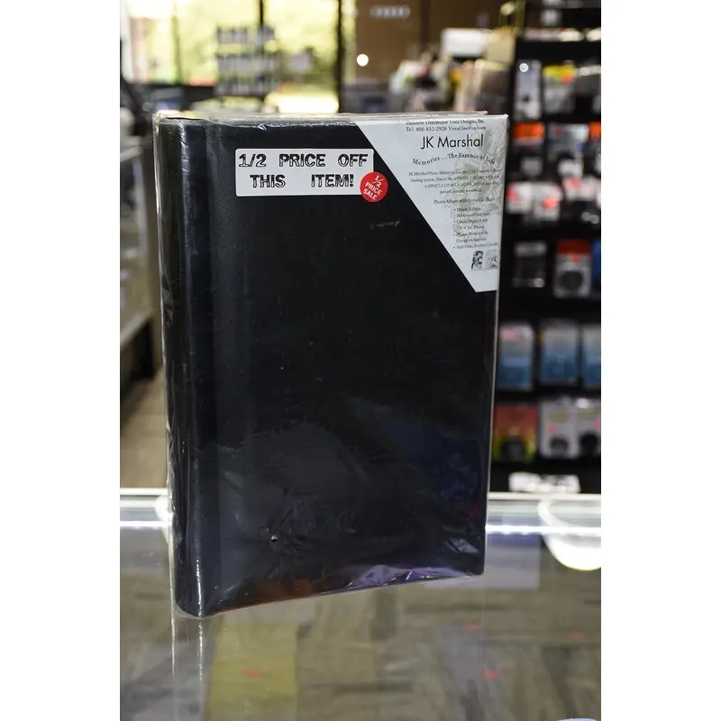 JKM 120 4X6 LEATHER BOUND ALBUM