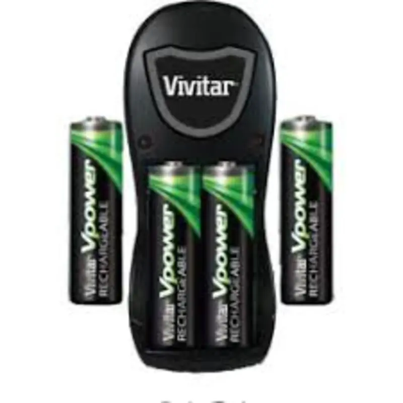 Vivitar BC-182 vPower AA/AAA Charger with 4 AA Batteries