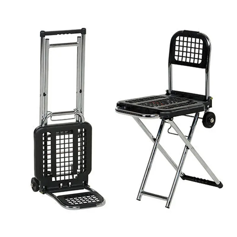 Yu-Shan Multi Function Luggage Cart Chair Strong and Lightweight - 74722