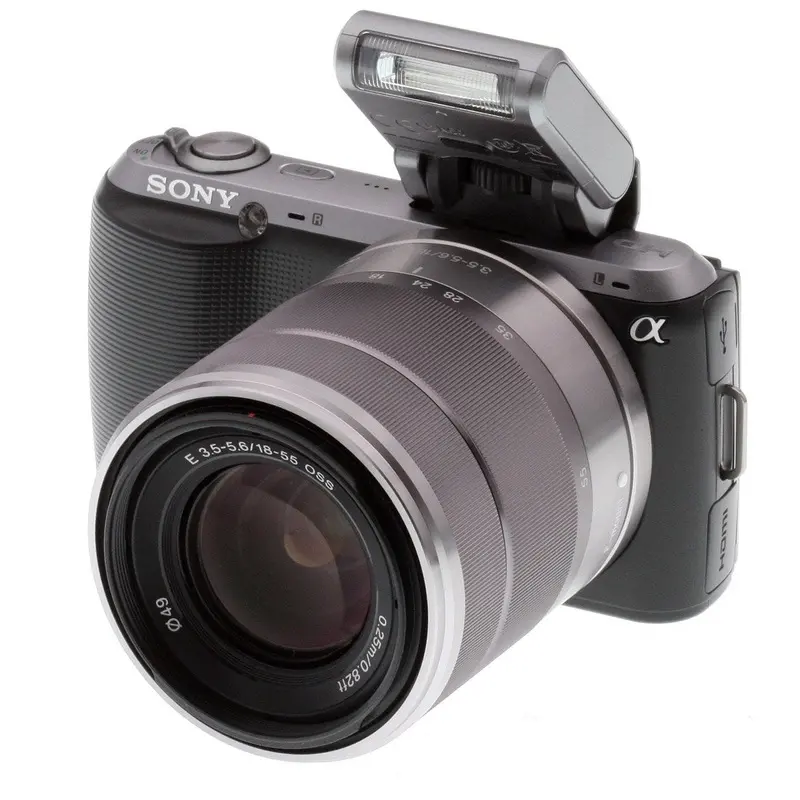 Sony Alpha NEX-C3 Digital Camera with 18-55mm Lens (Black)