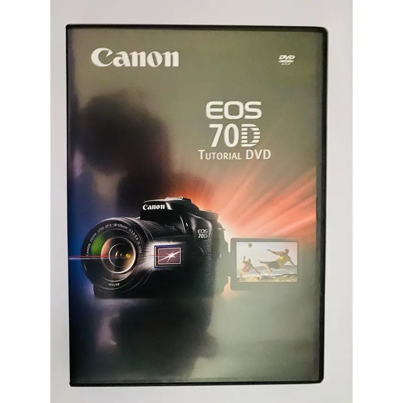 Canon EOS 70D Course Training Tutorial DVD