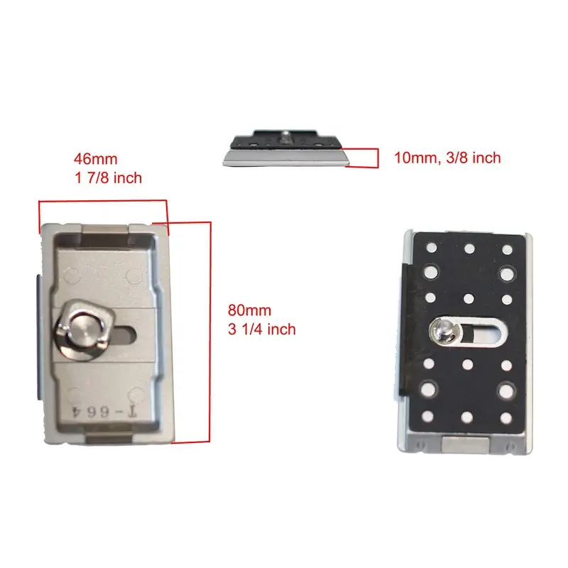 Velbon QB-635 Magnesium Alloy Quick Release Camera Platform for QRA-635