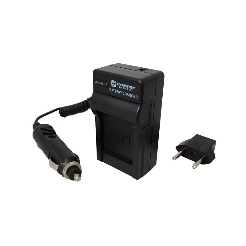 Rapid Battery Charger for Canon NB-9L Battery - With Fold-In Wall Plug, Car & EU Adapters
