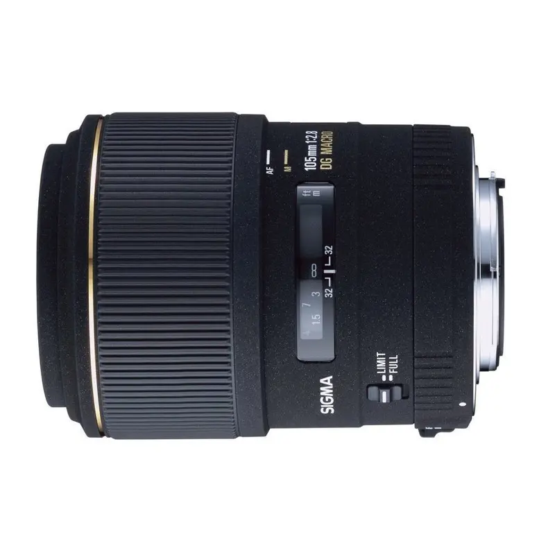 Sigma 105mm f/2.8 EX DG Medium Telephoto Macro Lens for Nikon F