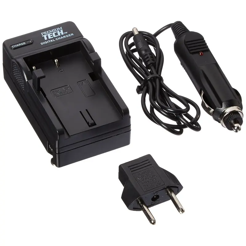 Premium Tech PT-18 Professional Travel Battery Charger for Nikon EN-EL9 Battery