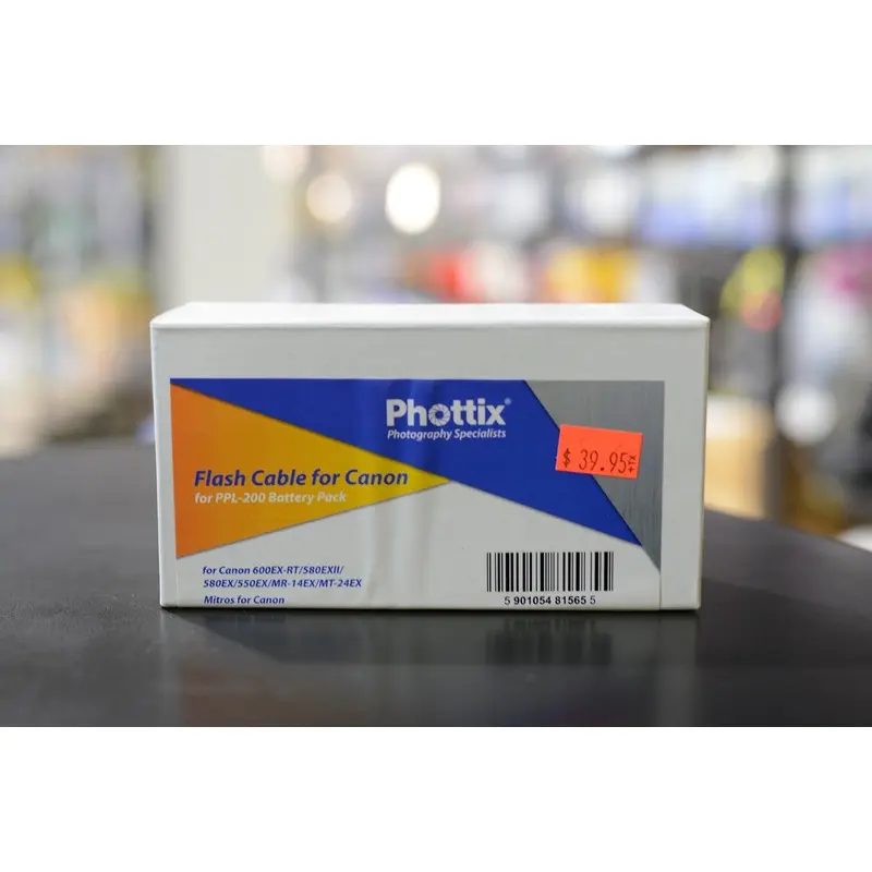 Phottix Flash Cable for (Canon) PPL-200 Battery Pack