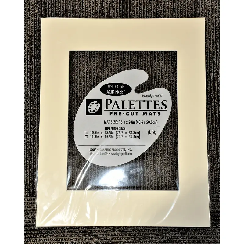 Logan Graphic Palettes Pre-Cut Mats 16x20 in (Creme)