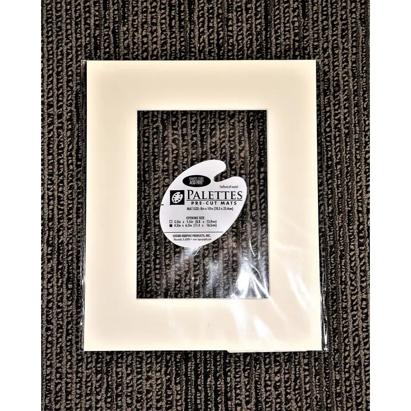 Logan Graphic Palettes Pre-Cut Mats 8x10 in (Creme)