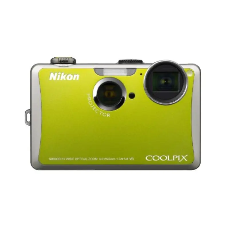 Nikon Coolpix S1100pj Digital Camera (Green)