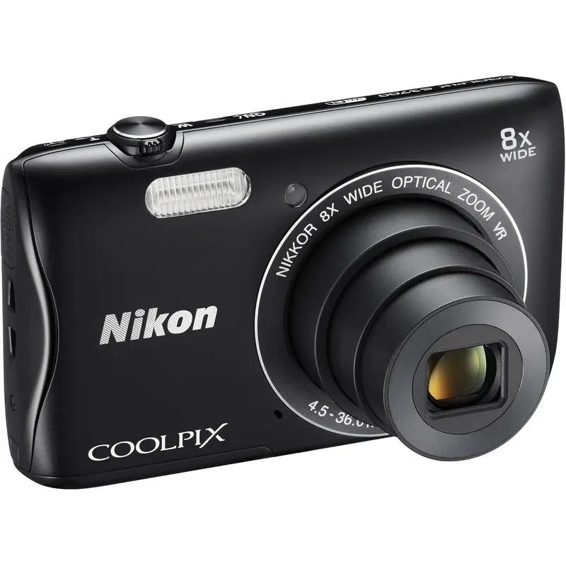 Nikon COOLPIX S3700 Digital Camera - Black