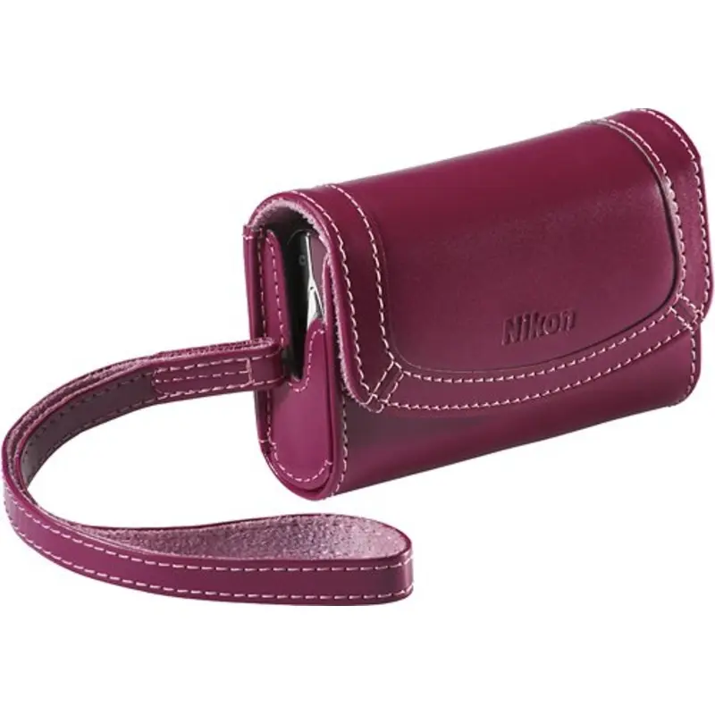 Nikon Compact Camera Leather Case - Plum