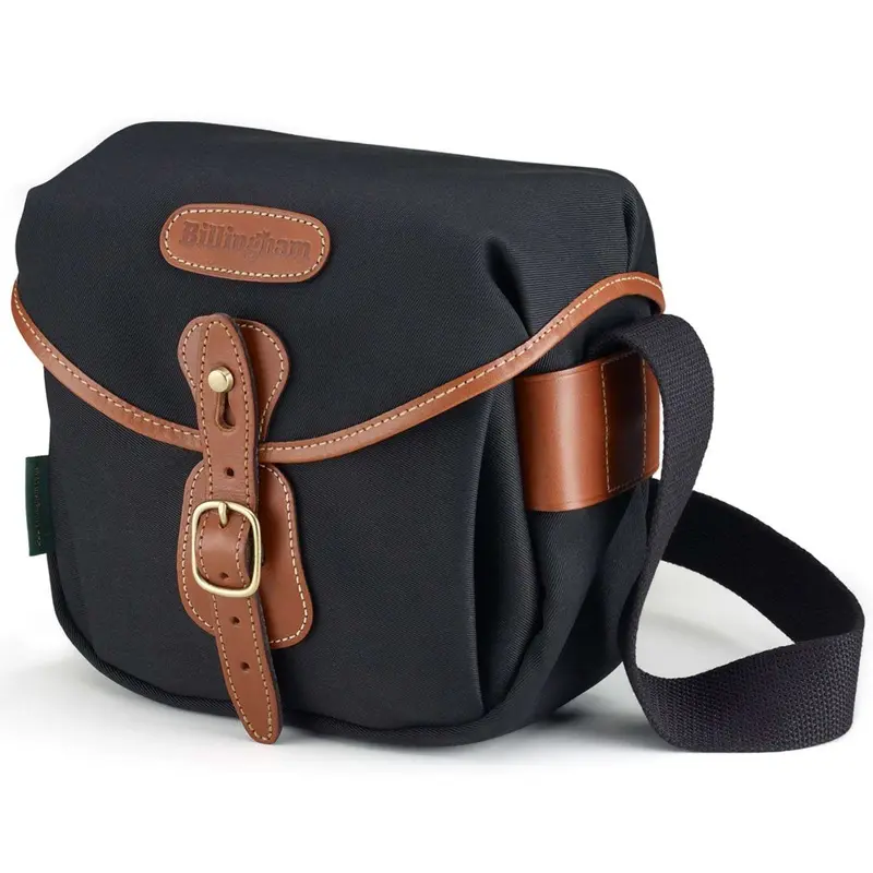 Billingham Hadley Digital Camera Bag Black Canvas / Tan leather