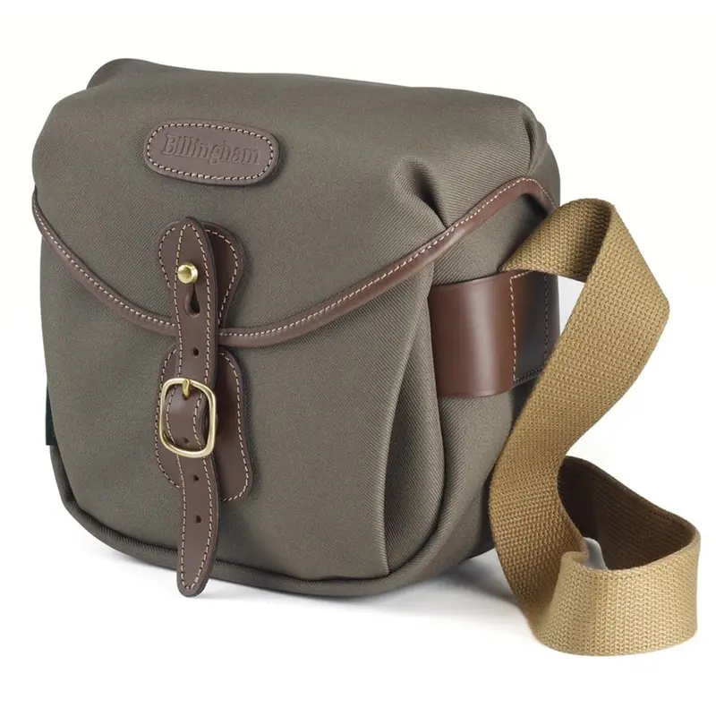 Billingham Hadley Digital Camera Bag Sage FibreNyte / Chocolate Leather