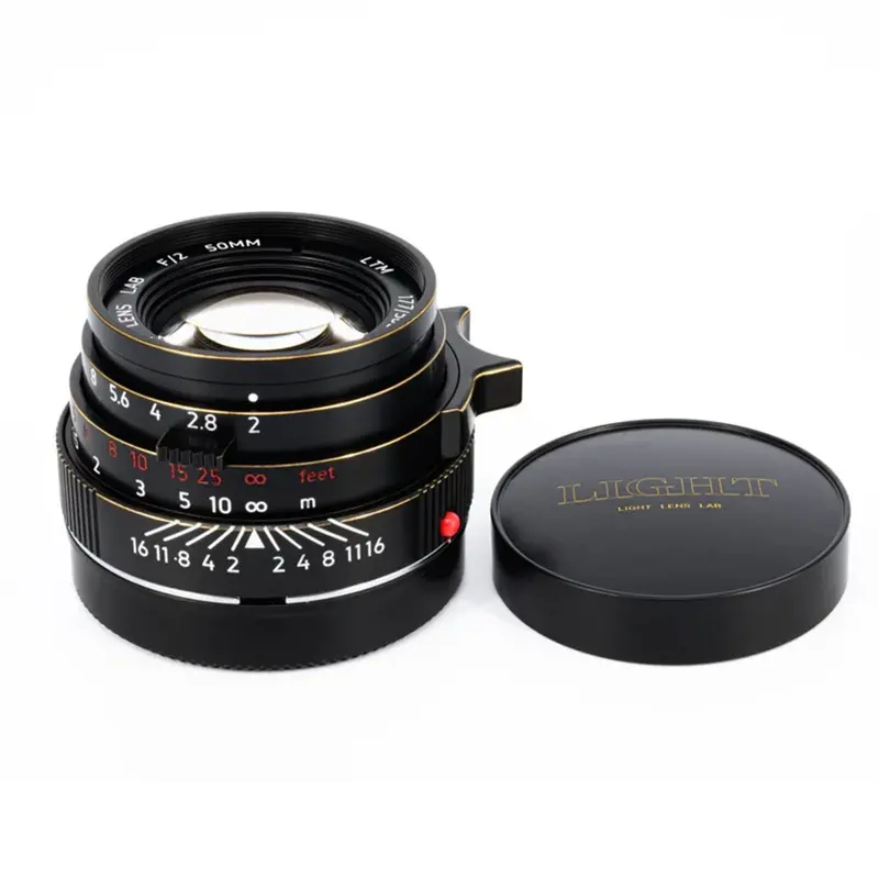 Light Lens Lab 50mm f2 Elcan - Black Paint with Brassing