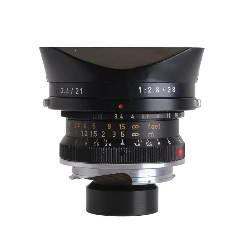 Leica 21mm f3.4 Super Angulon Black, Hood 2583099