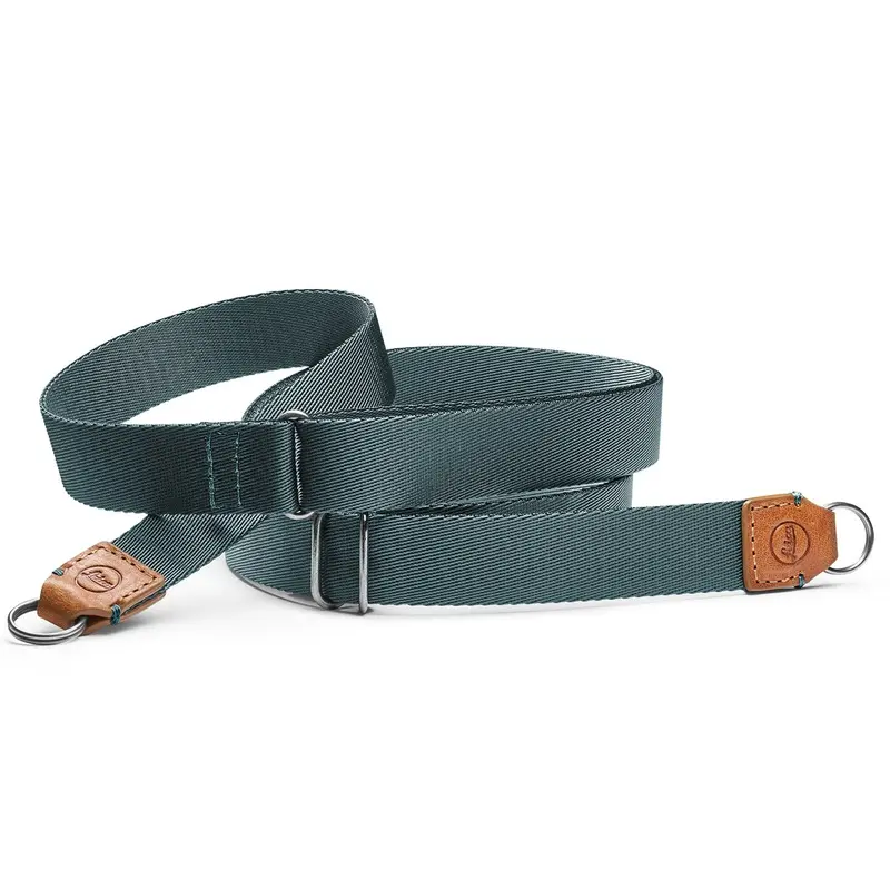 Leica Carrying Strap - Cognac/Petrol
