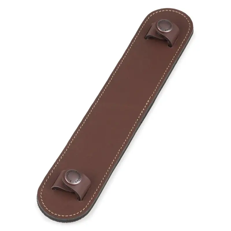 Billingham SP10 Shoulder Pad - Chocolate Leather / Antique Studs