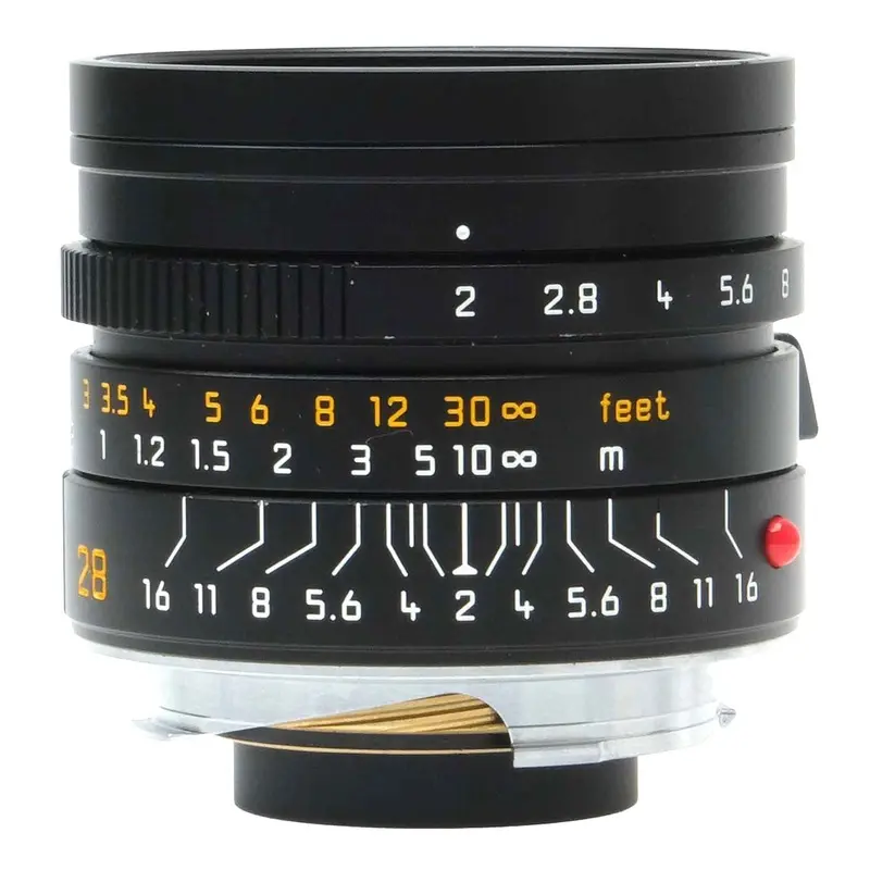 Leica 28mm f2 Summicron-M Asph II, Black, Boxed 4777729