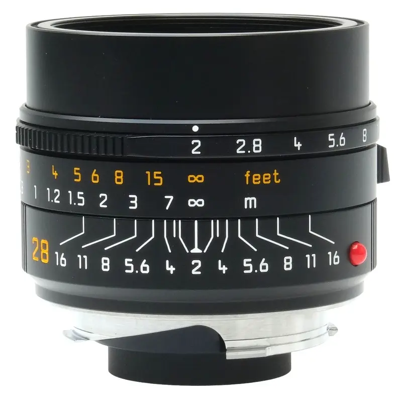 Leica 28mm f2 Summicron-M Asph III, Black, Boxed 4941801