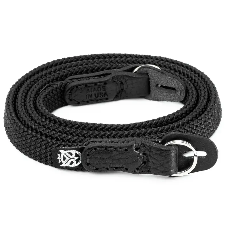 Owlkrown Flat Classic Rope Strap - Black 45"