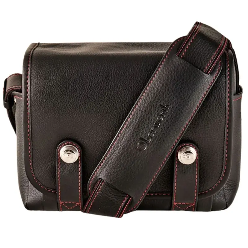 Oberwerth M11 "Louis" Bag - Black w/ Red