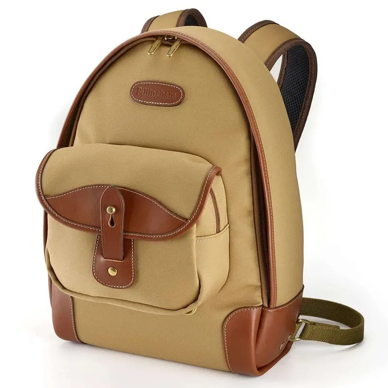 Billingham Rucksack 35 Camera Backpack - Khaki Canvas / Tan Leather