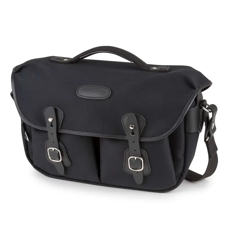 Billingham Hadley Pro 2020 Camera Bag - Black FibreNyte / Black Leather (Olive Lining)