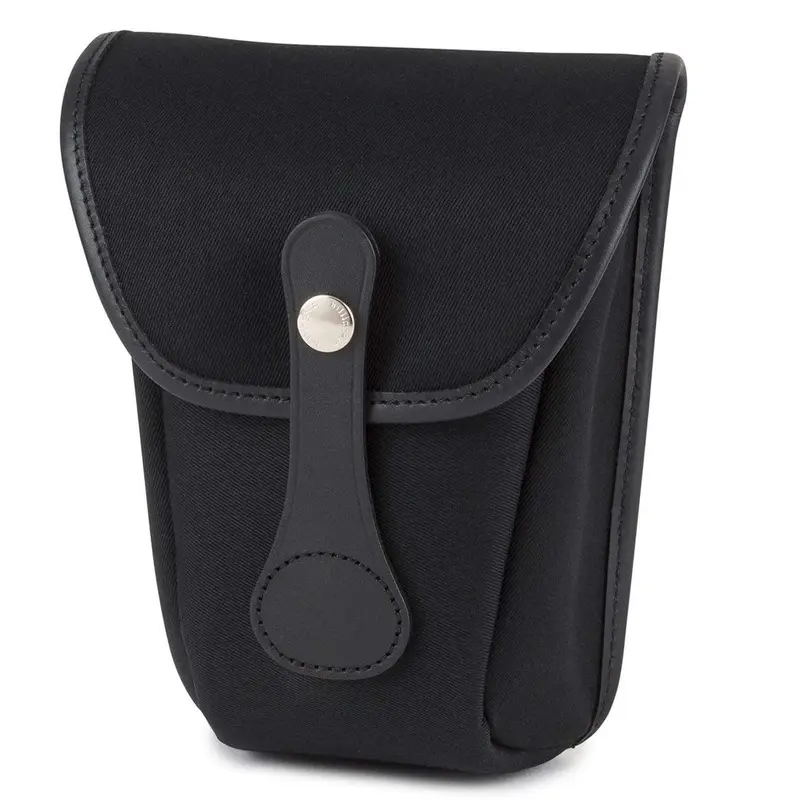 Billingham Avea 8 End Pockets - Black Canvas / Black Leather