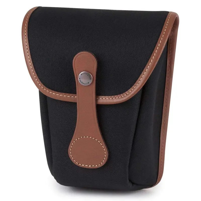 Billingham Avea 8 End Pockets - Black Canvas / Tan Leather