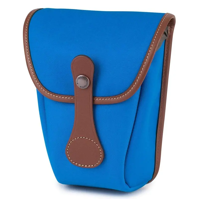 Billingham Avea 8 End Pockets - Imperial Blue Canvas / Tan Leather