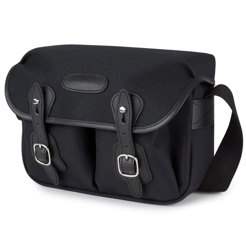 Billingham Hadley Small Camera Bag - Black Fibrenyte / Black Leather