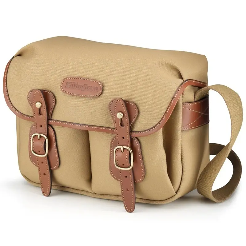 Billingham Hadley Small Camera Bag - Khaki Canvas / Tan Leather