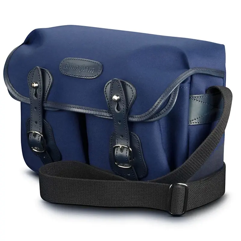 Billingham Hadley Small Camera Bag - Navy Canvas / Navy Leather