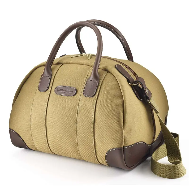 Billingham Overnighter - Khaki FibreNyte / Chocolate Leather (Olive Lining)