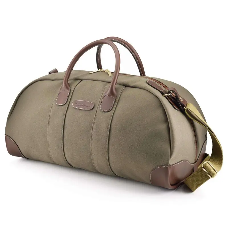 Billingham Weekender - Sage Fibrenyte / Chocolate Leather