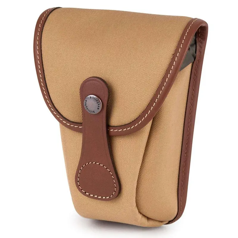 Billingham Avea 7 End Pockets - Black Canvas / Tan Leather