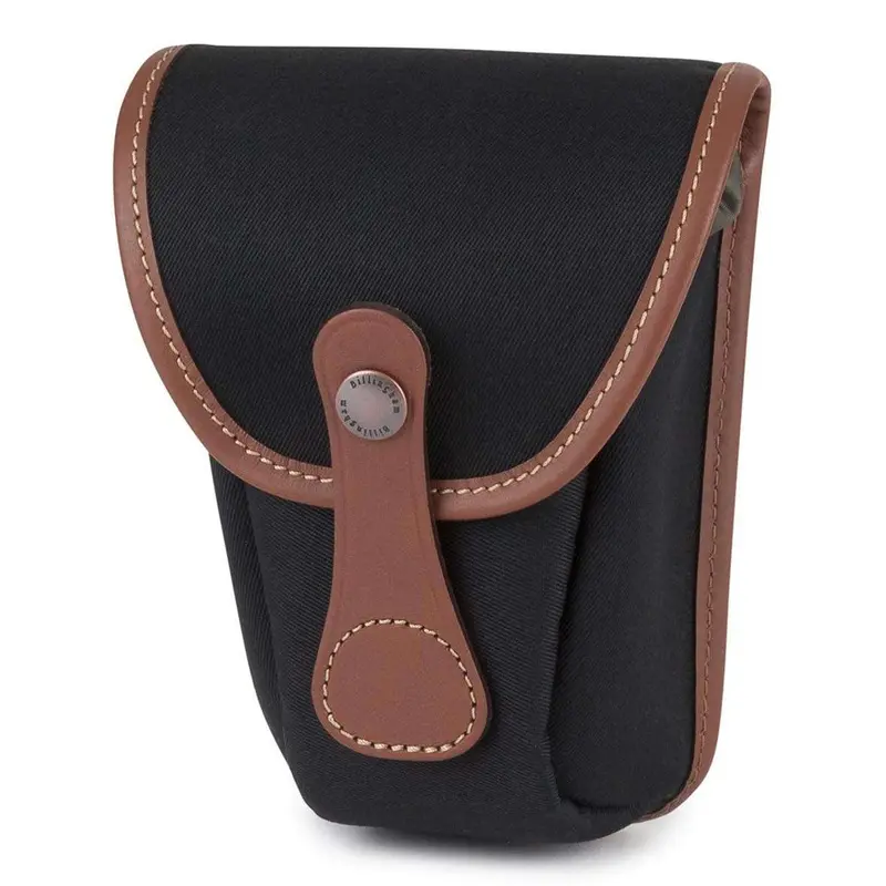 Billingham Avea 7 End Pockets - Black Fibrenyte / Tan Leather