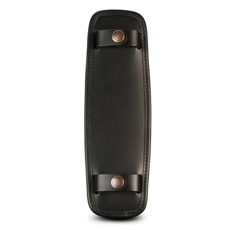 Billingham SP50 Shoulder Pad - Black Leather With Antique Studs