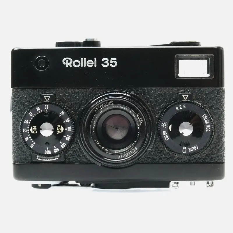 Rollei 35 Black 40mm f3.5 Tessar, UV, Serviced 3122356