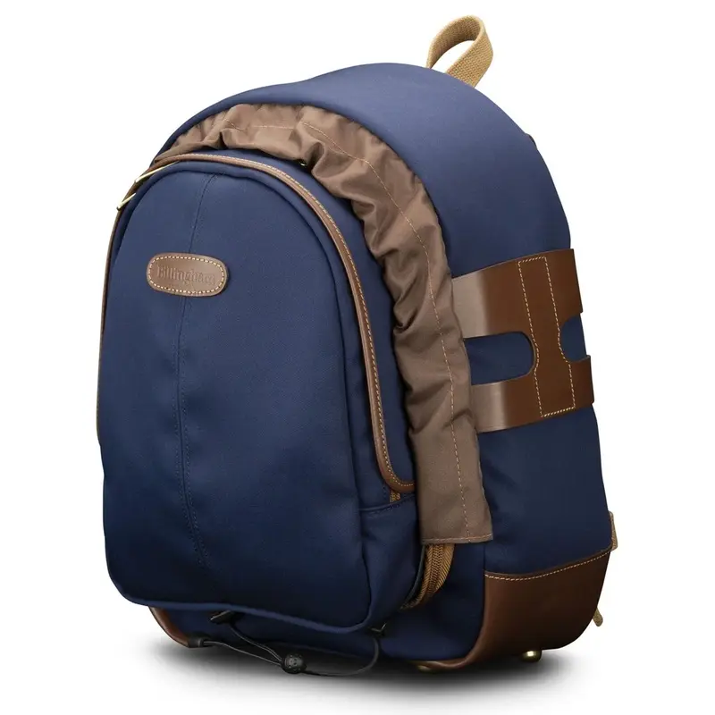 Billingham Rucksack 25 Navy Canvas / Chocolate Leather