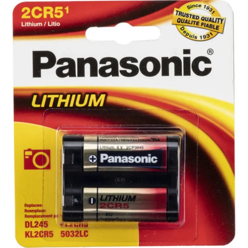 Panasonic 2CR5 Lithium 6V Battery