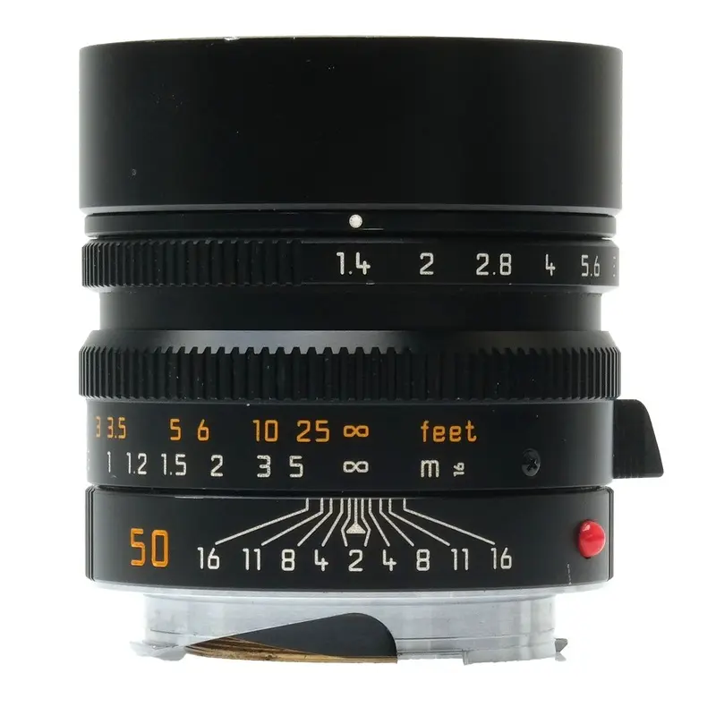 Leica 50mm f1.4 Summilux-M Asph Black, Case,4306500
