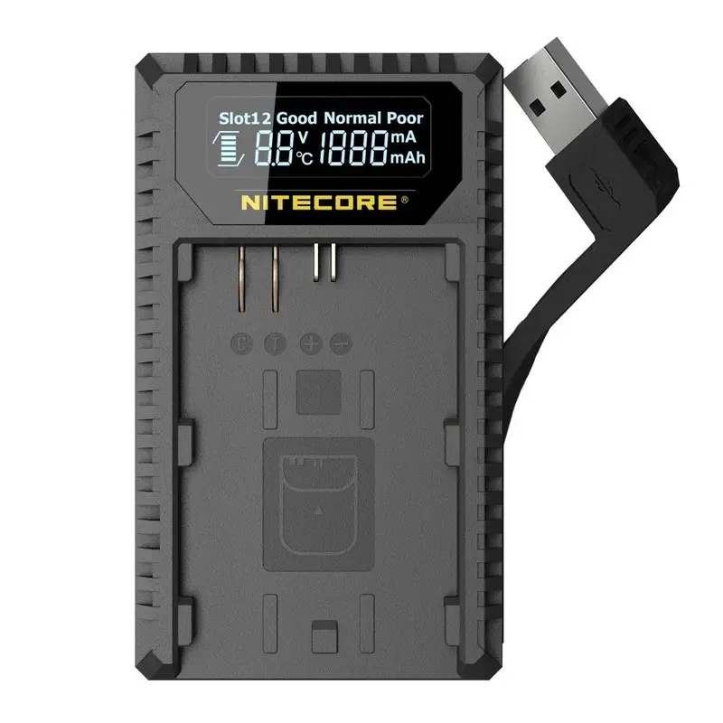 Nitecore Canon LP-E6, LP-E6N, LP-E8 Charger