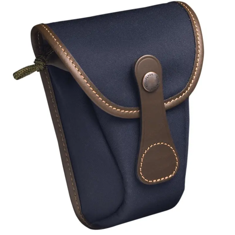 Billingham Avea 7 End Pockets - Navy Canvas / Chocolate Leather