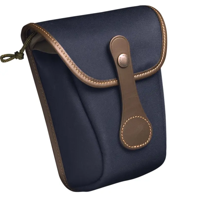 Billingham Avea 8 End Pockets - Navy Canvas / Chocolate Leather