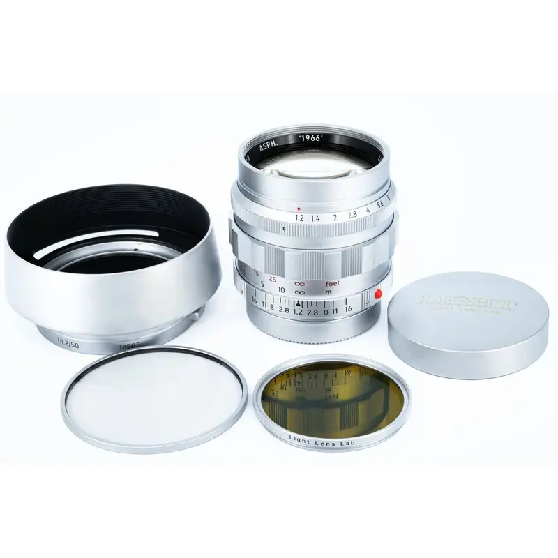 Light Lens Lab 50mm f1.2 "1966"- Brass/Chrome